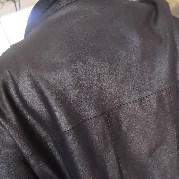 Designers Remix Collection by Charlotte  Eskildsen dressy leather jacket - Picture 7 of 14